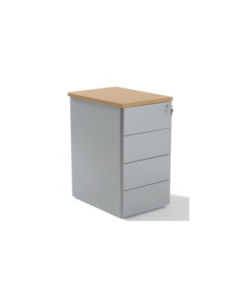 Caisson-hauteur-bureau-metal-4-tiroirs
